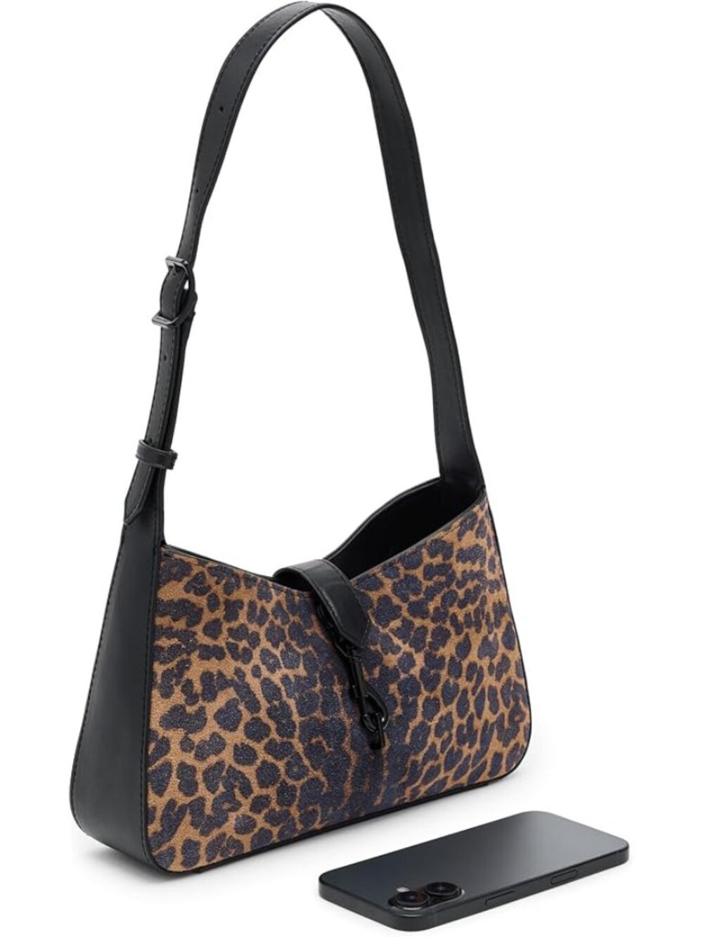 NEW NWT Rebecca Minkoff Megan Small Shoulder Bag Leopard Handbag - Picture 4 of 6